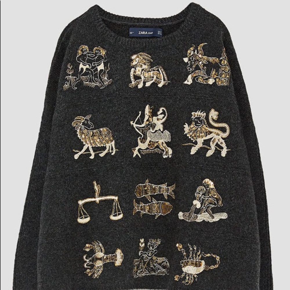 Zara Zodiac Sweater